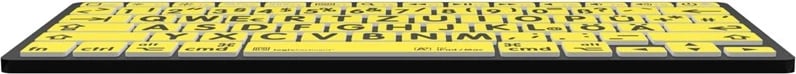 Kasë tastierë LogicKeyboard XL-Print DE Mac/BT, e verdhë