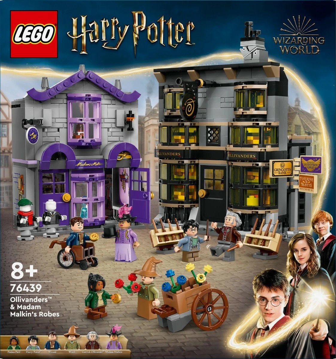 Set LEGO Harry Potter 76439 Ollivander's & Madame Malkin's, 744 pjesë