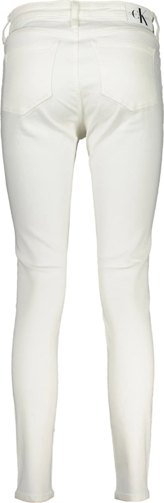 Pantallona xhins për femra Calvin Klein skinny, të bardha