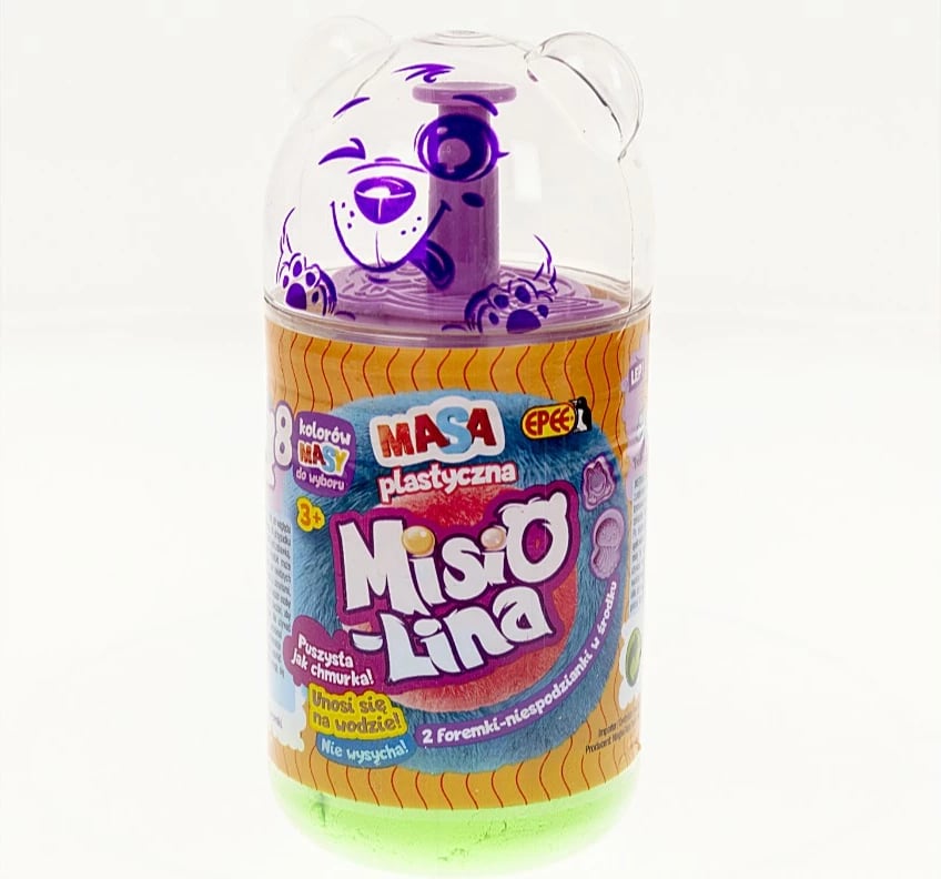 Masë modelimi Epee Misiolina, 2x50g, 2 forma, Jeshile/Kaltër