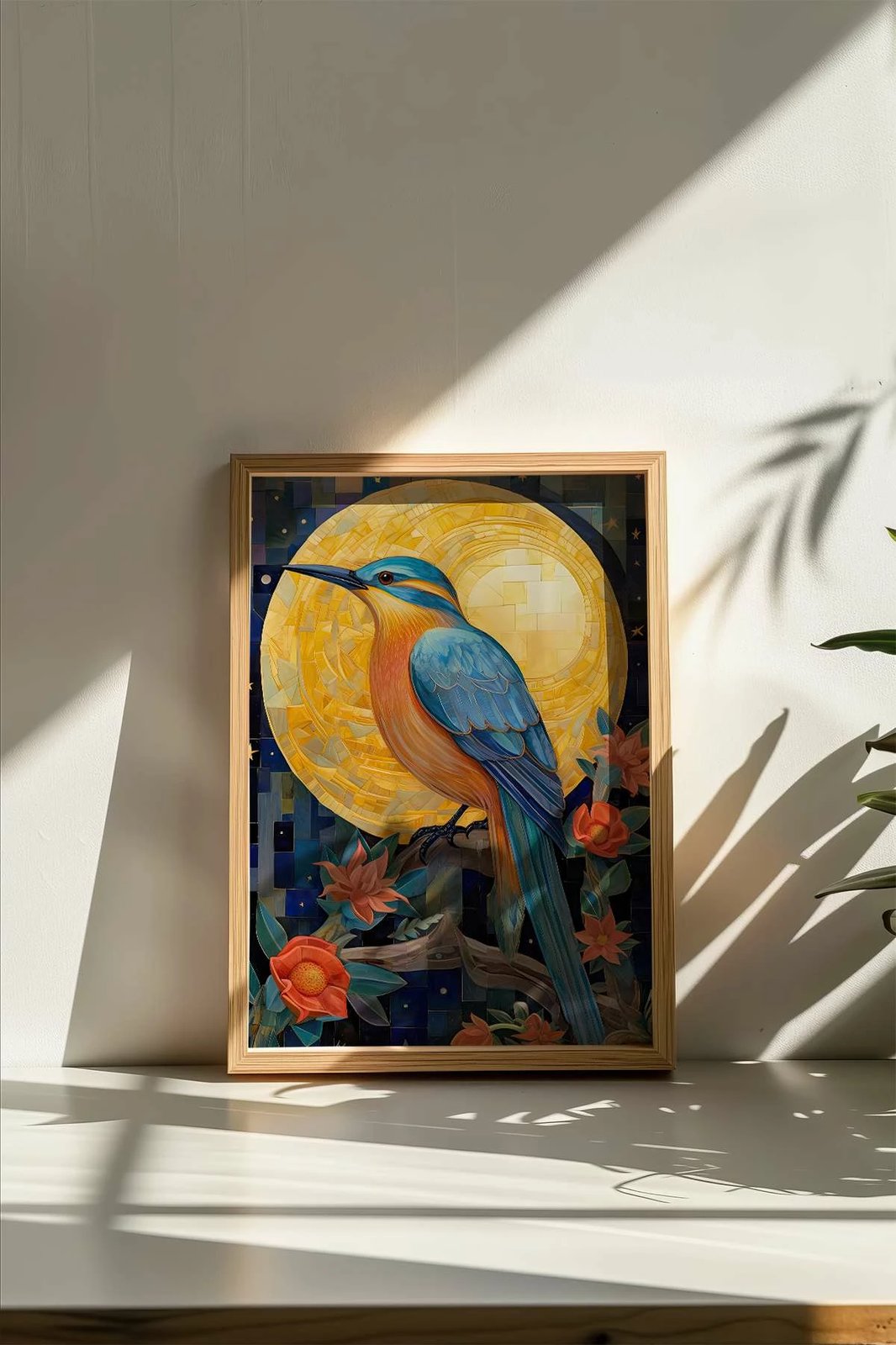 Pikturë dekorative me kornizë, Wallity, Mscartmdl3, shumëngjyrëshe, 33x48cm