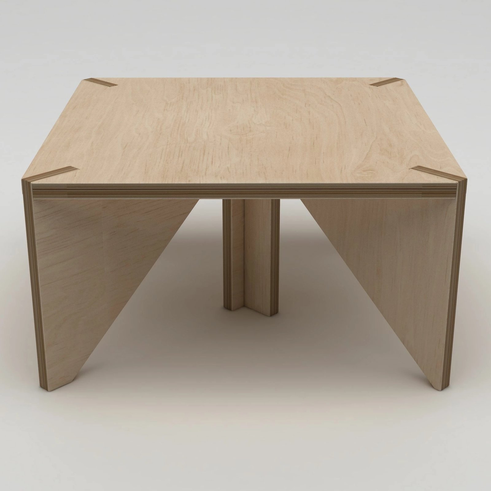 Tavolinë kafeje Skye Decor, dru natyral, Pura