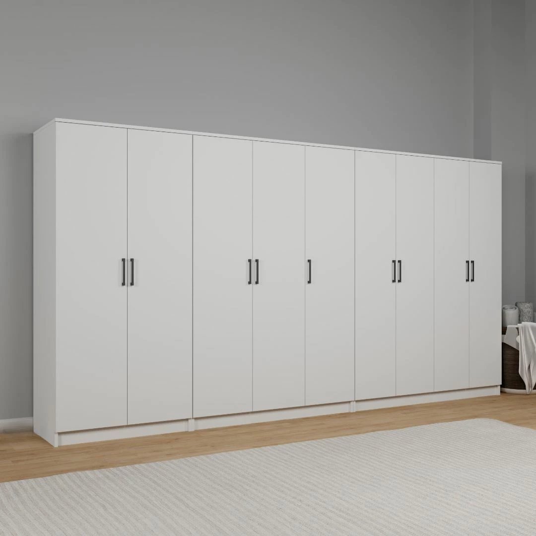 Dollap rrobash Skye Decor, i bardhë, Kardelen 1600-109