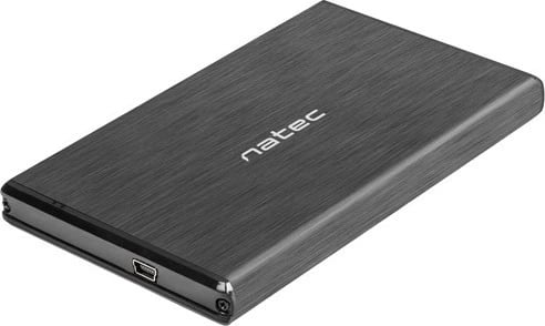 Kasë Natec Rhino NKZ-0448 për hard disk 3.5", USB 3.0, Alumini, E zezë