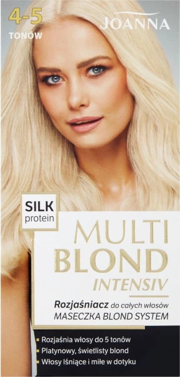 Zbardhues për flokë Joanna Multi Blond Intensive për femra, 1 copë