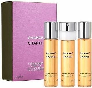 Eau de Toilette Chanel Chance, 3x20 ml Shishe Rimb