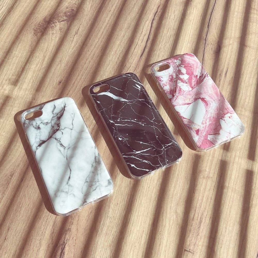 Mbështjellës Wozinsky Marble për iPhone 13 Pro, TPU, i zi