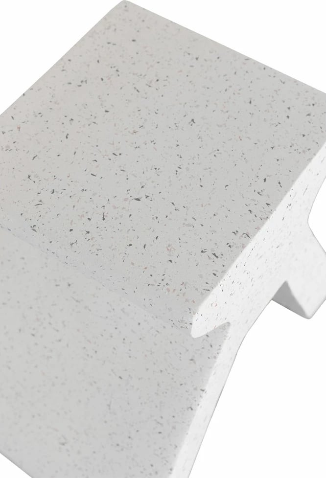 Tavolinë anësore Mandalo, terrazzo, 49x28x46