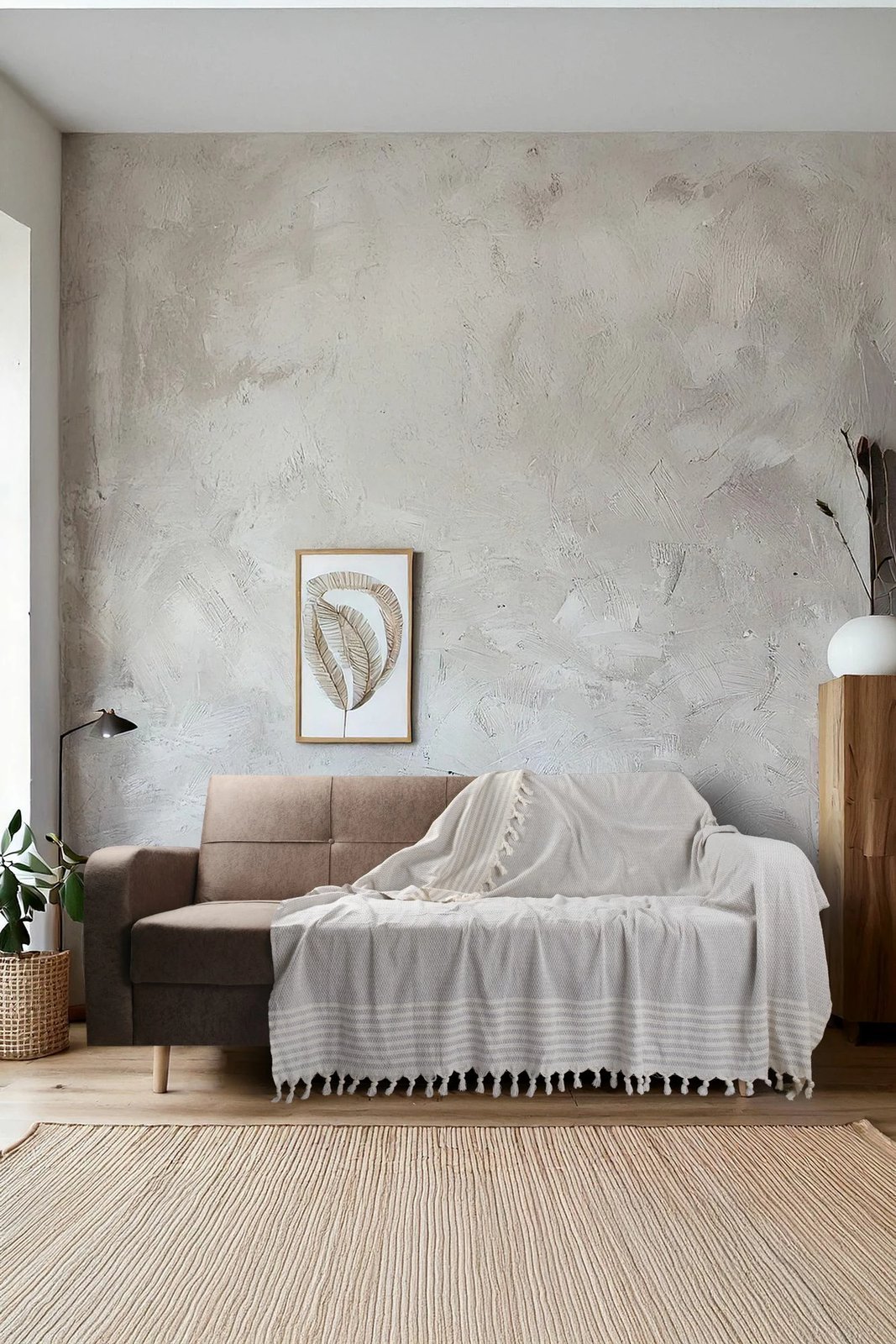 Mbulesë divani Sophia, ngjyrë gri, L'Essentiel Linge de Maison, 180x220cm