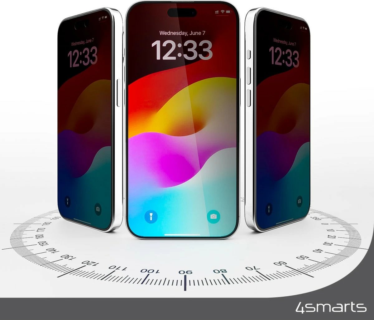 Mbështjellës ekrani 4smarts 540599, Apple, iPhone 15 Plus, Transparent