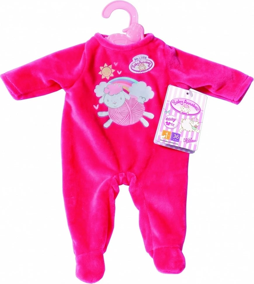 Body për kukull Baby Annabell Zapf 36 cm, aksesor, ngjyra të përziera