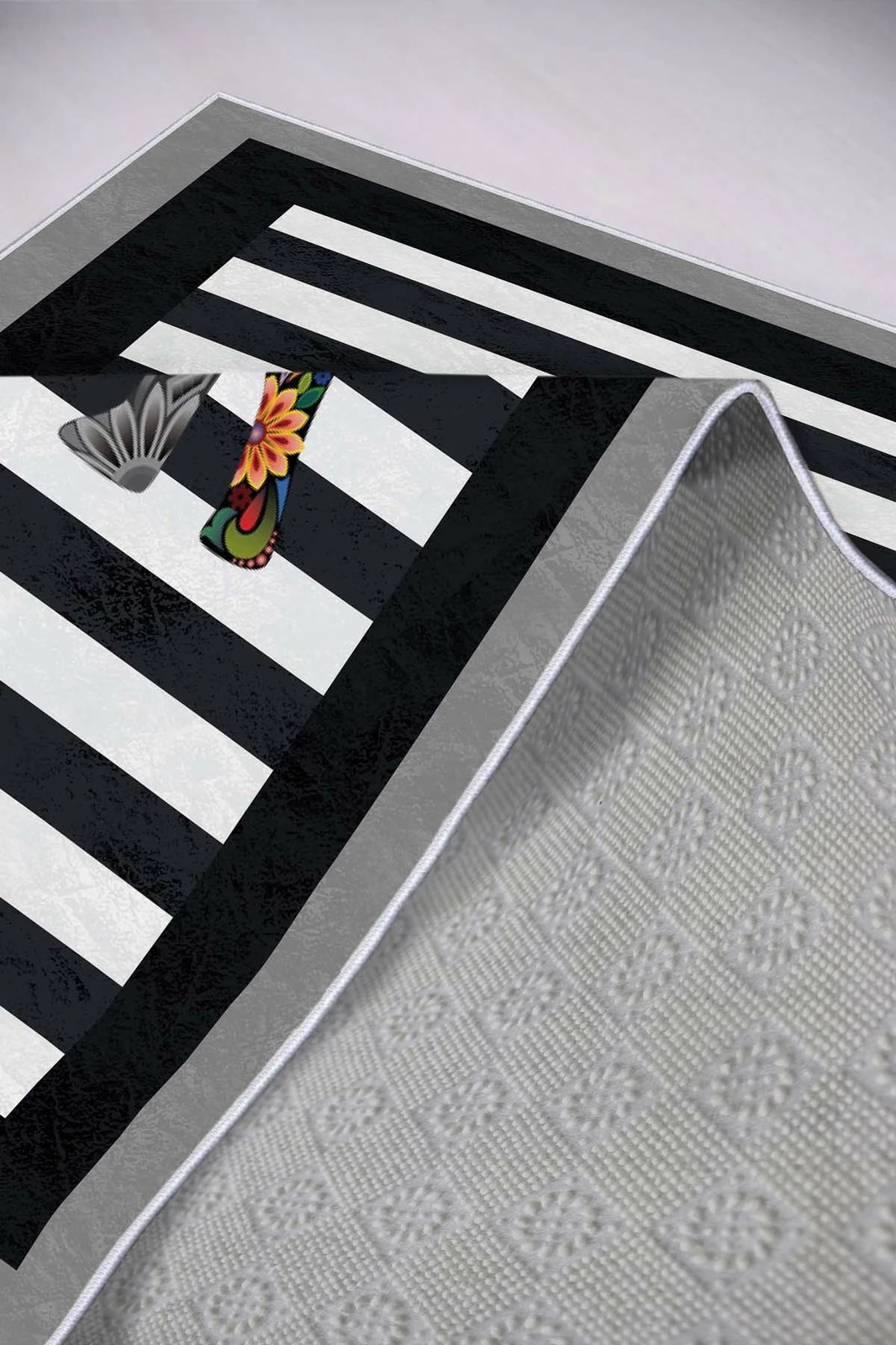 Qilim (50x80) Conceptum Hypnose, HMNT495, shumëngjyrësh