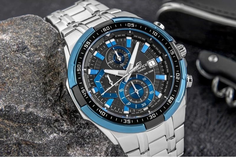 Orë dore për meshkuj CASIO Edifice, argjend