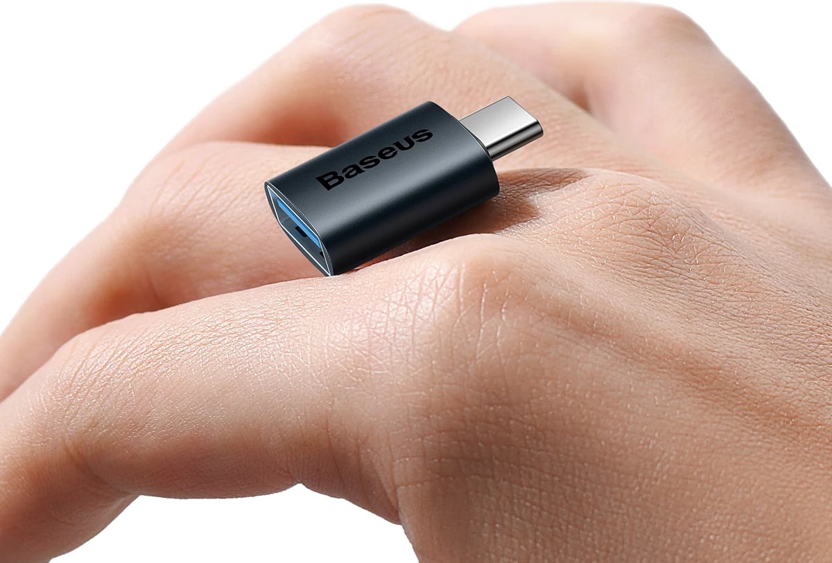 Adapter USB Type-C në USB-A 3.2 Gen 1 Baseus Ingenuity Series, Blu Adapter USB Type-C në USB-A 3.2 Gen 1 Baseus Ingenuity Series, Blu