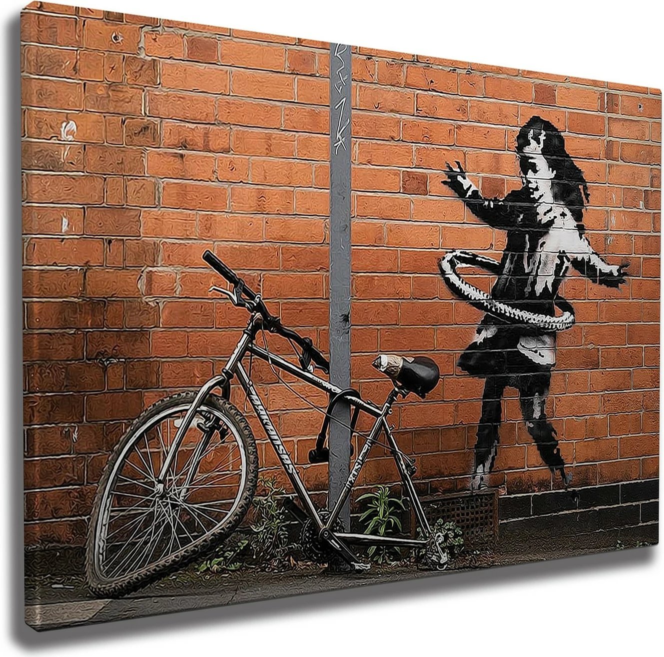 Pikturë dekorative në kanavacë, Banksy, shumëngjyrëshe, WY22, 50x70cm