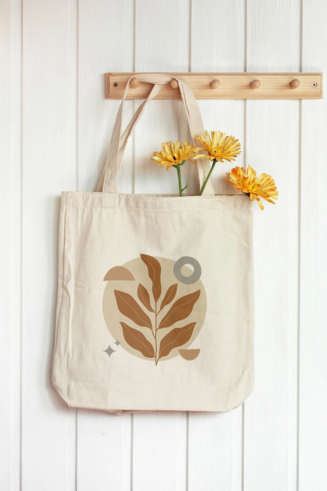 Tote bag Zoozie Bags, model Tote 30, shumëngjyrësh, 35x40cm