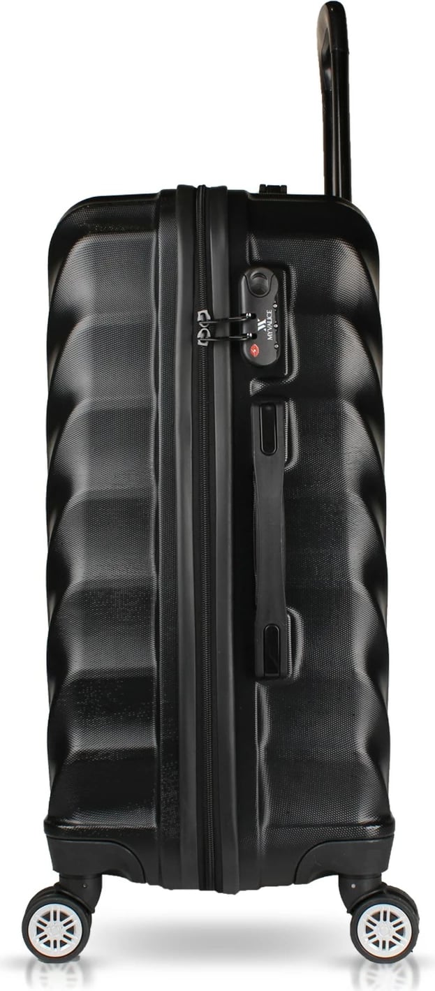 Set valixhesh (2 copë), ngjyrë e zezë, Zoozie Bags, 6708