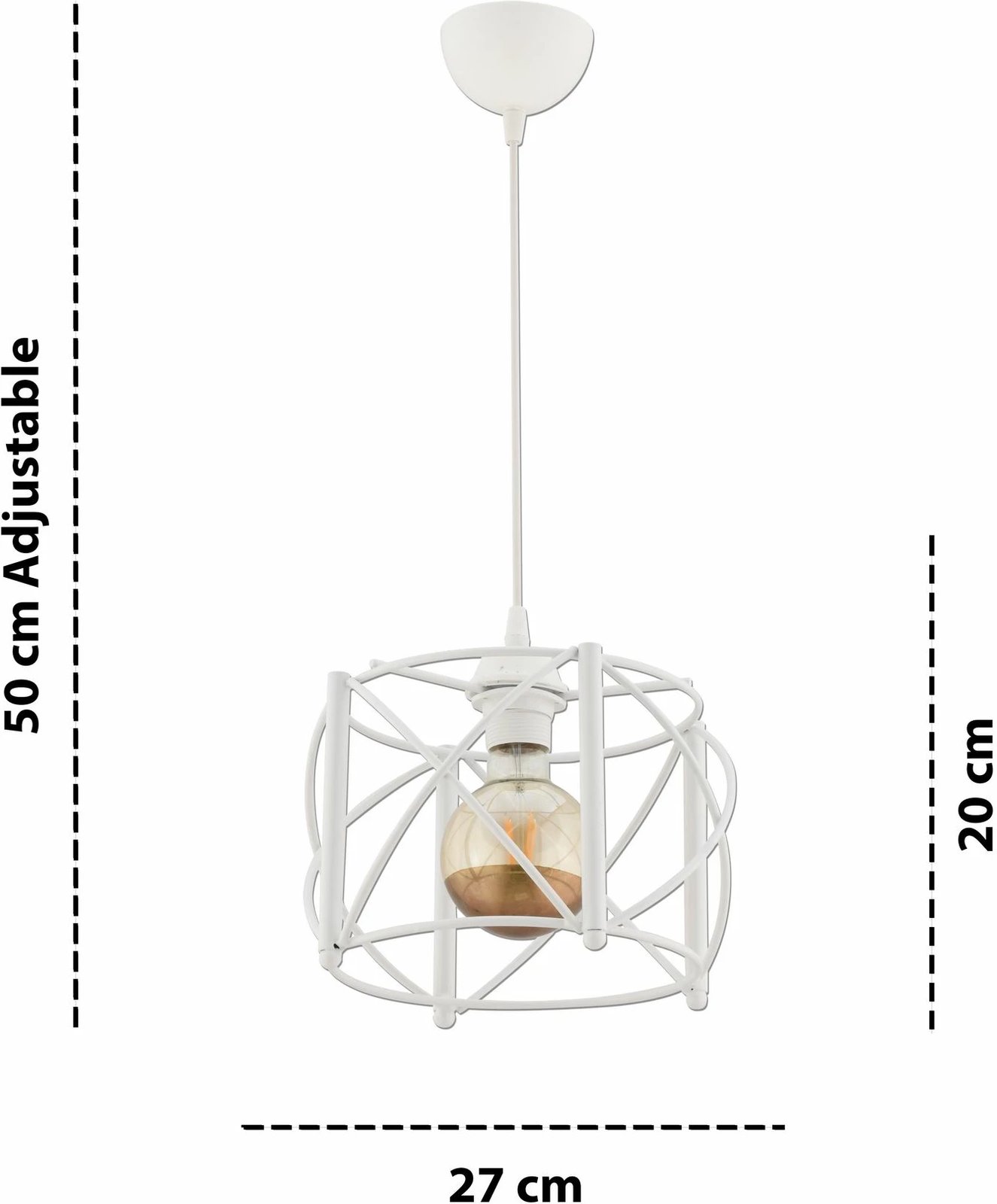 Llambë tavani Opviq, Strazci, e bardhë
