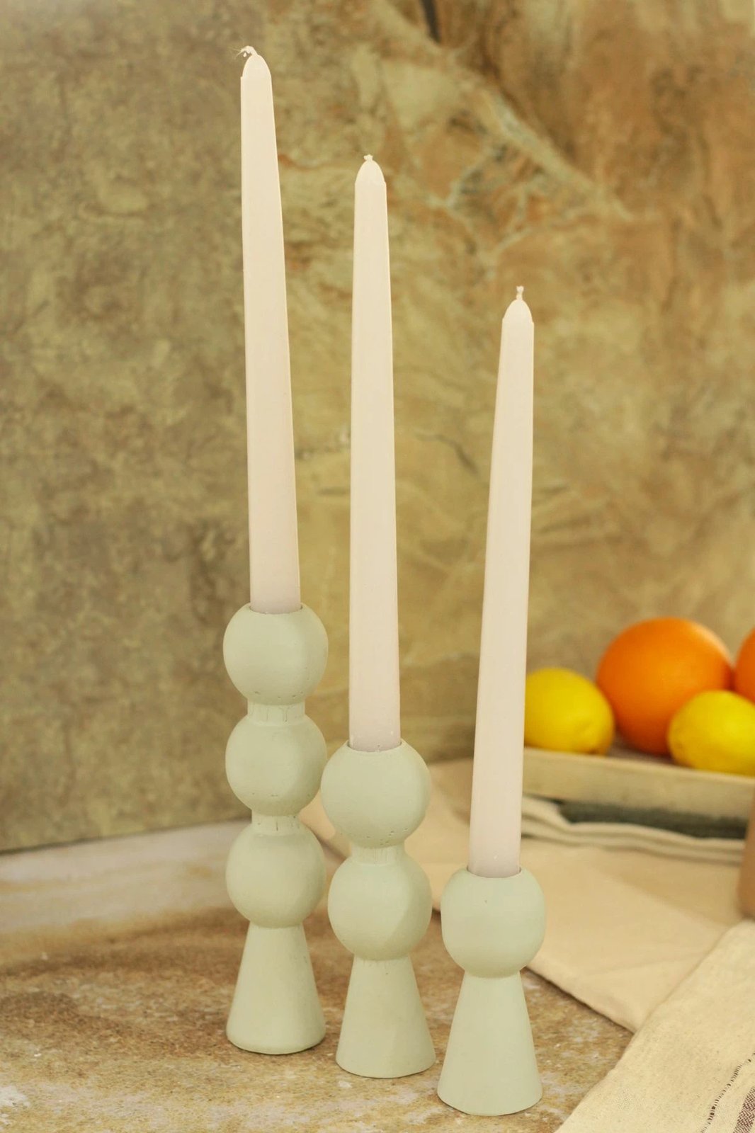 Set qirinjësh (6 copë), Evila Originals, Piyon 3, ngjyrë kaki