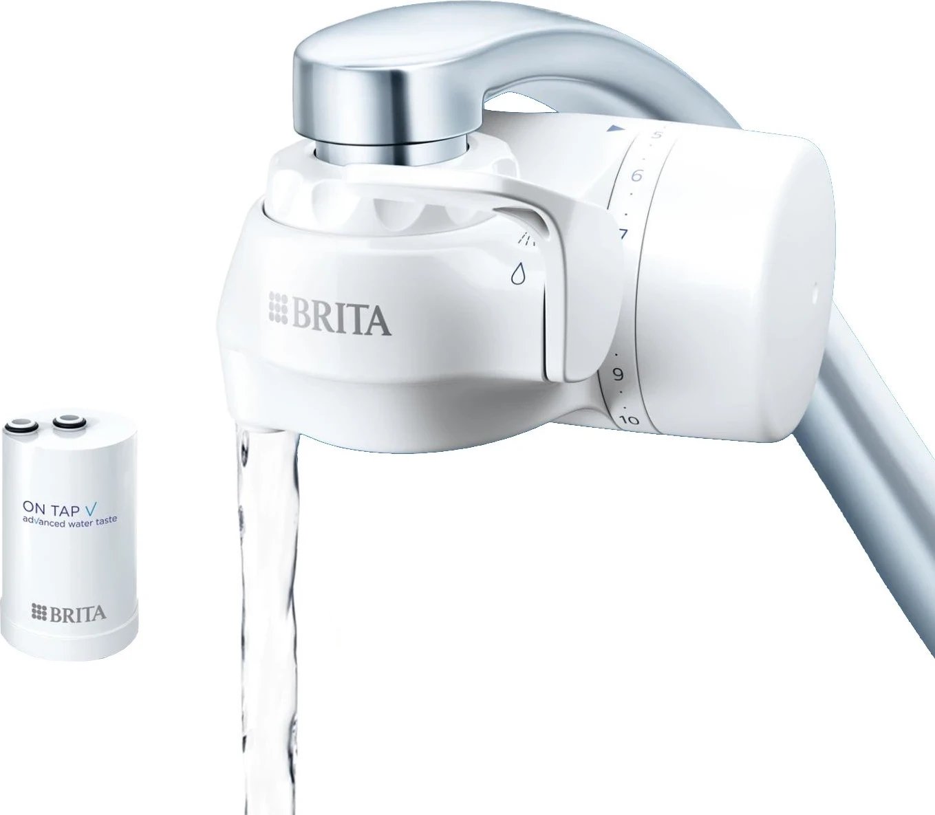 Sistemi i filtrimit të ujit Brita ON TAP V, ngjyrë e bardhë