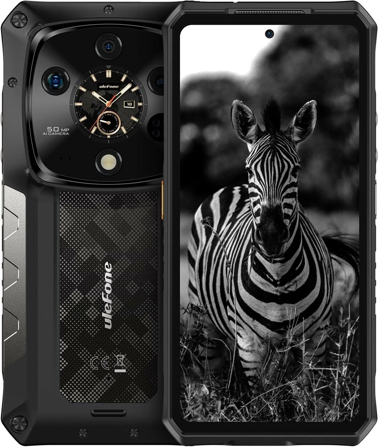 Celular Ulefone Armor 28 Ultra 5G, 16GB/1TB, e zezë