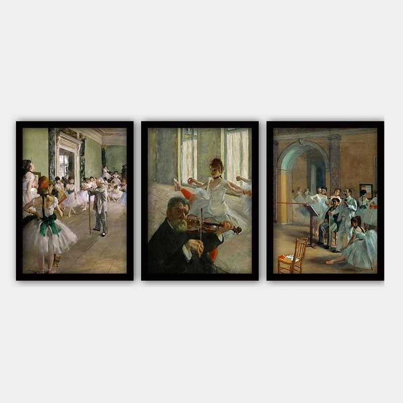 Pikturë dekorative me kornizë (3 copë), Wallity, 3SC_UN1914103_5575