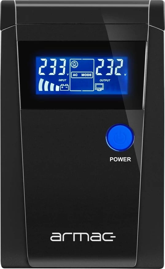UPS Armac Office PSW 650E, 0.65 kVA, 390 W, 2 dalje AC, E zezë