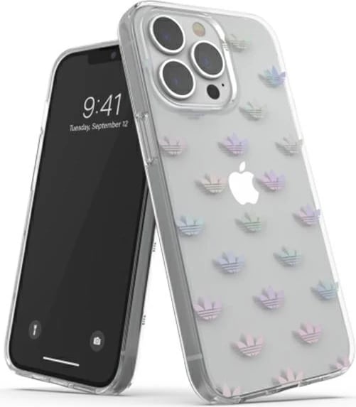 Mbështjellës Adidas OR SnapCase ENTRY për iPhone 13 Pro / 13 6.1", shumëngjyrësh, transparent