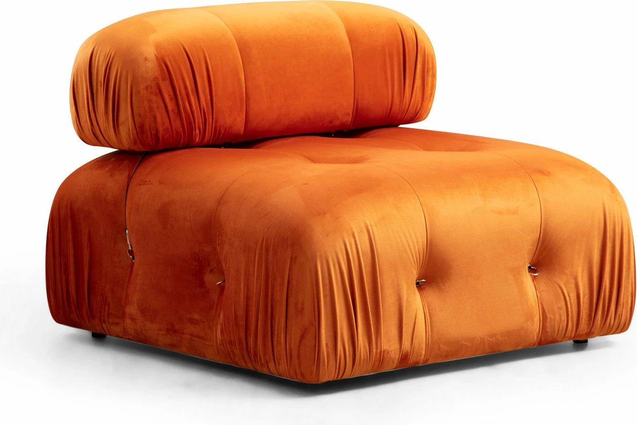 Kënd-sofë Bubble, portokalli, Atelier del Sofa (L1-O1-1R -Puf)