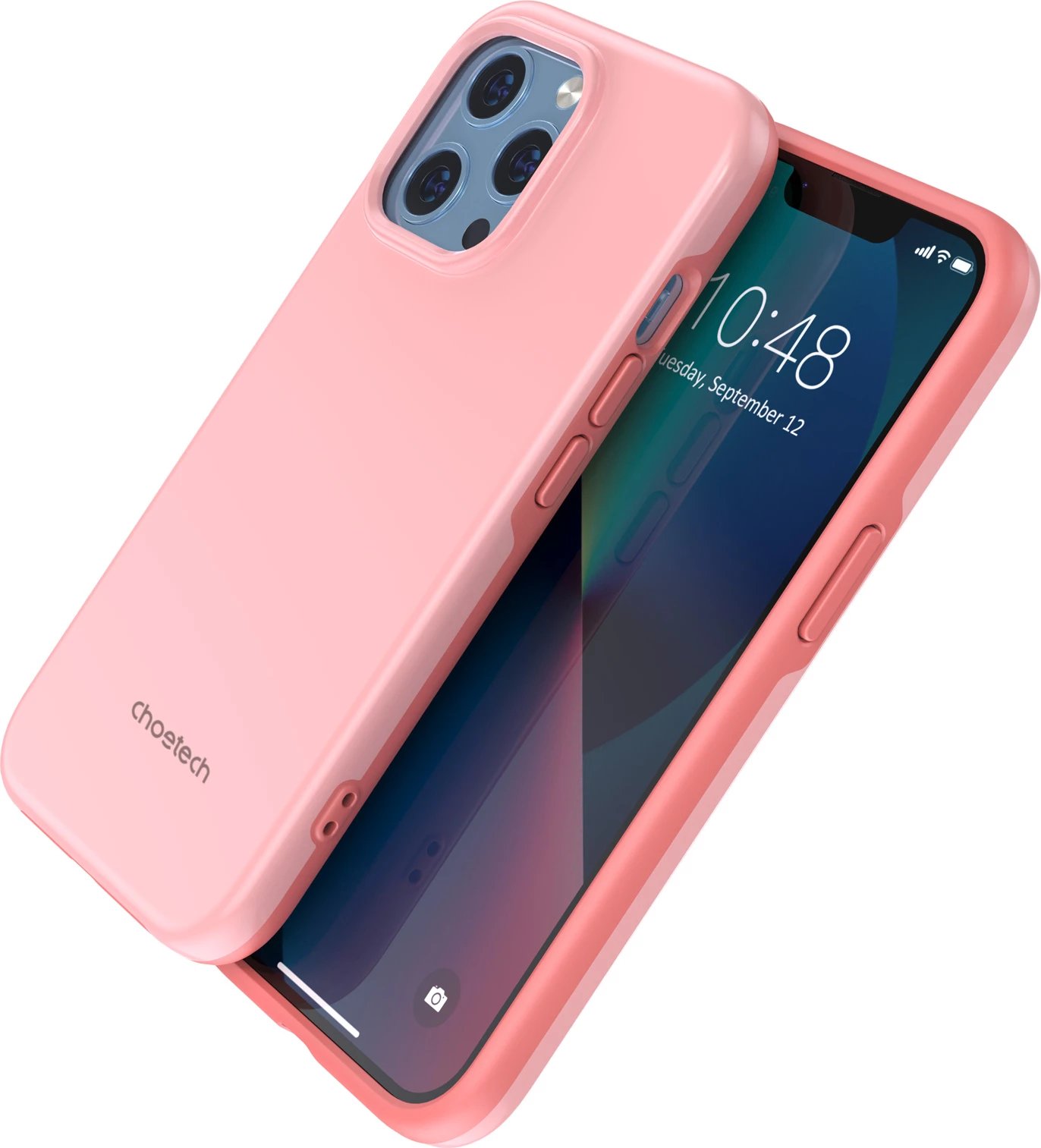 Mbështjellës Choetech PC0114-MFM-PK për iPhone 13 Pro Max, Made For MagSafe, Rozë