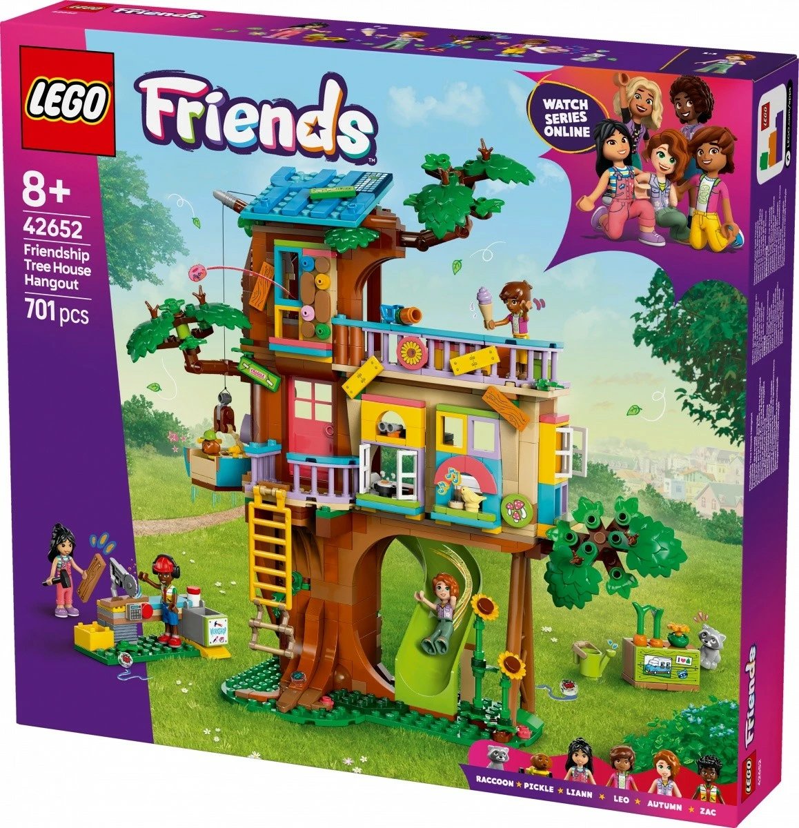 Set LEGO Friends 42652, Shtëpi në pemë, 701 pjesë, për fëmijë, shumëngjyrëshe