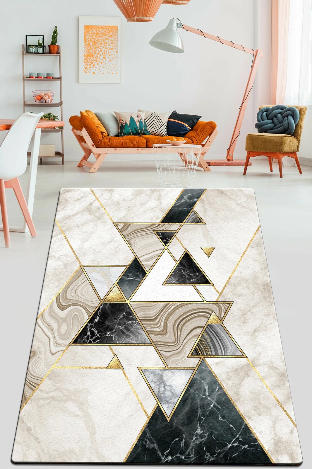 Qilim për korridor, Hypnose Pyramid, 80x150cm, shumëngjyrësh