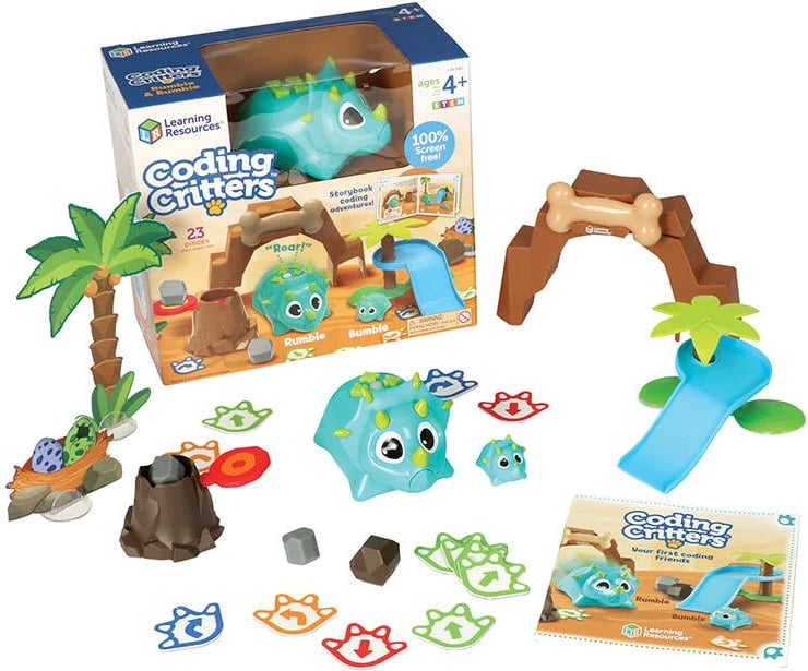 Set lodër edukative Coding Critters Rumble & Bumble Learning Resources LER 3082, për fëmijë 4+