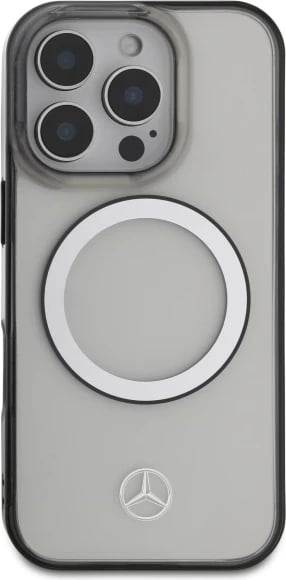 Mbështjellës Mercedes MagSafe për iPhone 16 Pro Max, Transparent