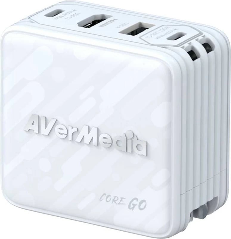 Karikues universal AVerMedia Core GO GC313, 100W, GaN, HDMI, i bardhë