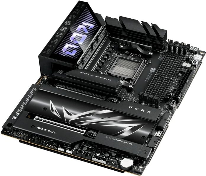 Pllakë amë Asus ROG Crosshair X870E Hero, Socket AM5, DDR5, PCIe 5.0, ATX, e zezë