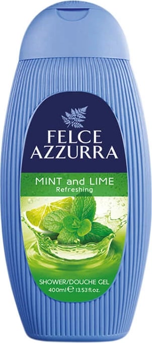 Xhel për dush për femra Felce Azzurra Mint & Lime 400ml