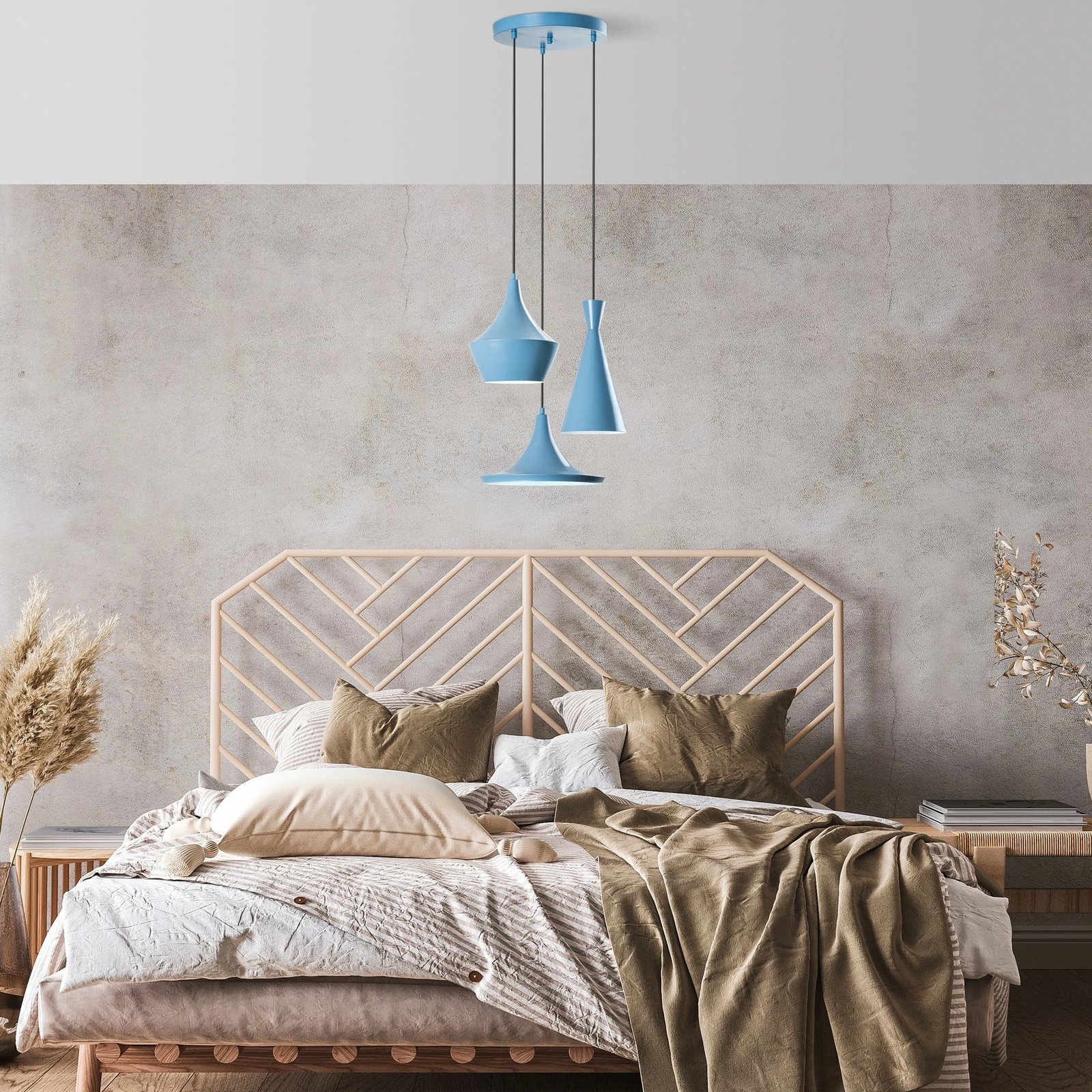 Llambadar Opviq, Tom - 3556, ngjyrë kaltër e çelët