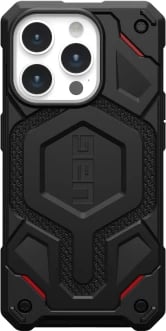 Mbështjellës UAG Monarch Pro me MagSafe për iPhone 15 Pro, Kevlar i zi