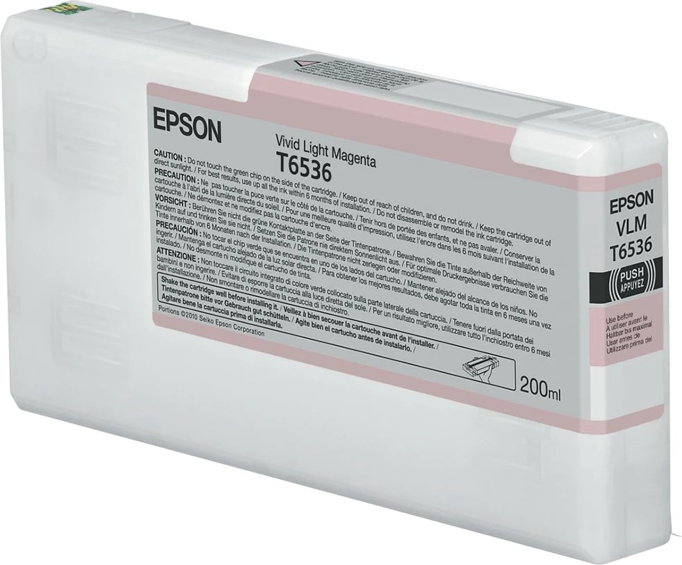 Toner Epson T6536, Vivid Light Magenta, 200ml