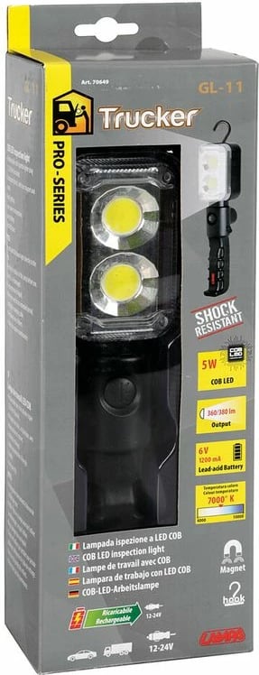 Lampa Pune Led 12/24v Rechargeable Gl-11