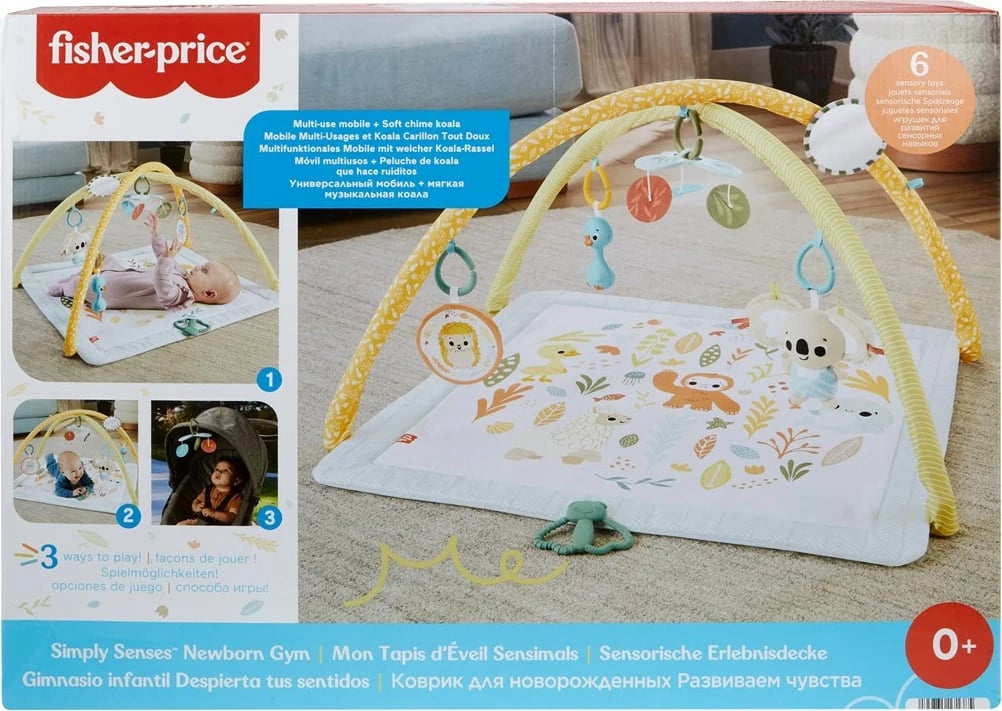 Tapet aktiviteti për foshnje Fisher-Price Simply Senses, MATTEL HRB15, shumëngjyrësh