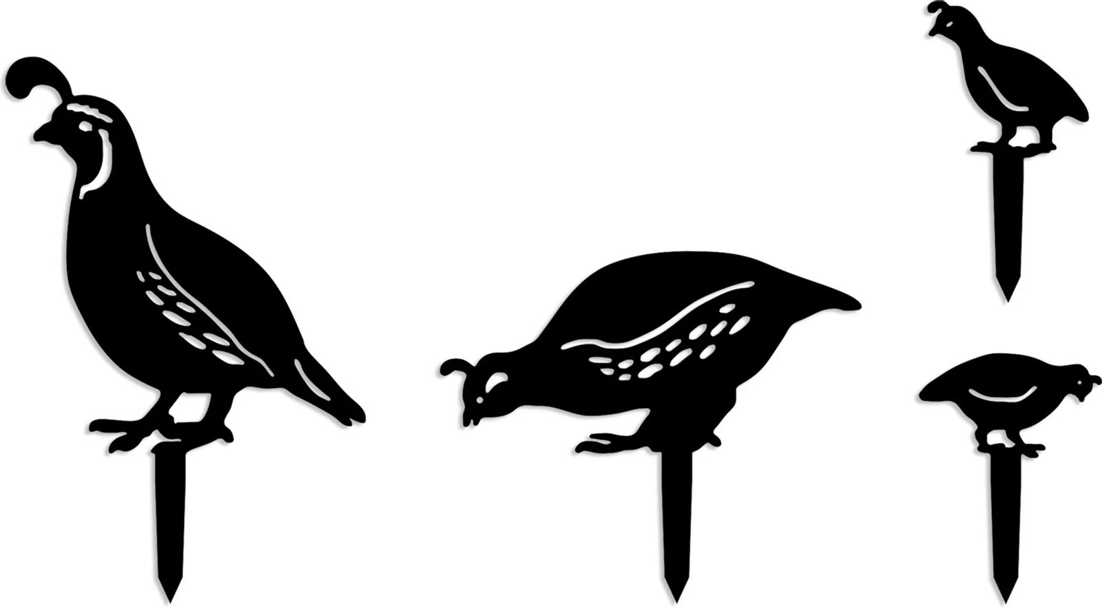 Objekte dekorative për kopsht, dizajn Aberto, Fam 05, set me 4 copë