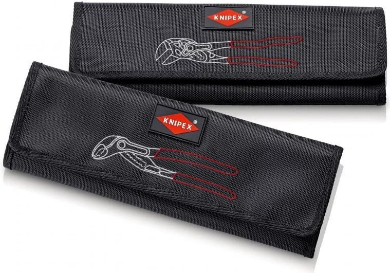 Set darash Knipex Cobra, 3 copë, me çantë tekstili, e zezë