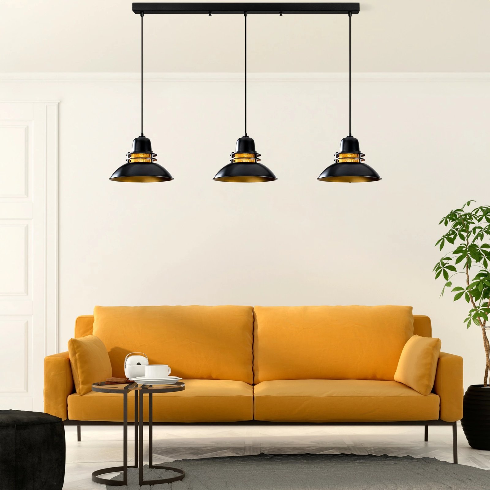 Llambë tavani Opviq, Tıbet - 3735-3, ngjyrë e zezë