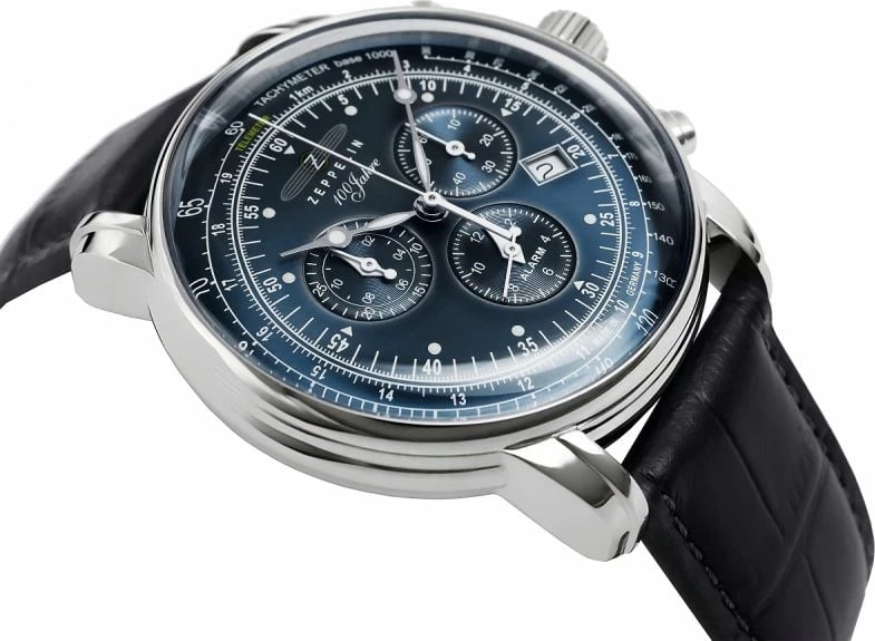 Orë dore për meshkuj Zeppelin, e zezë