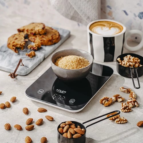 Peshore kuzhine, Adler AD 3181, 10 kg, LED, xham i temperuar, kg/lb/g, e zezë