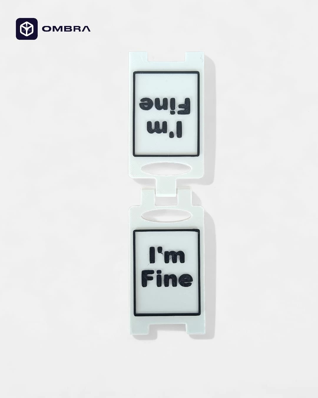 Tabelë "I'm Fine" - E bardhe