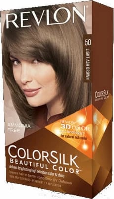 Bojë për flokë Revlon Colorsilk Ammonia Free 50 Light Ash Brown unisex
