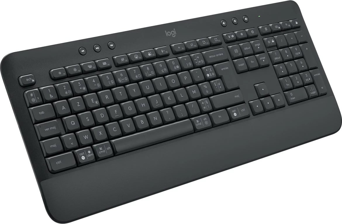 Tastierë Logitech SIGNATURE K650, Wireless, Bluetooth, Membranë, AZERTY, Grafit